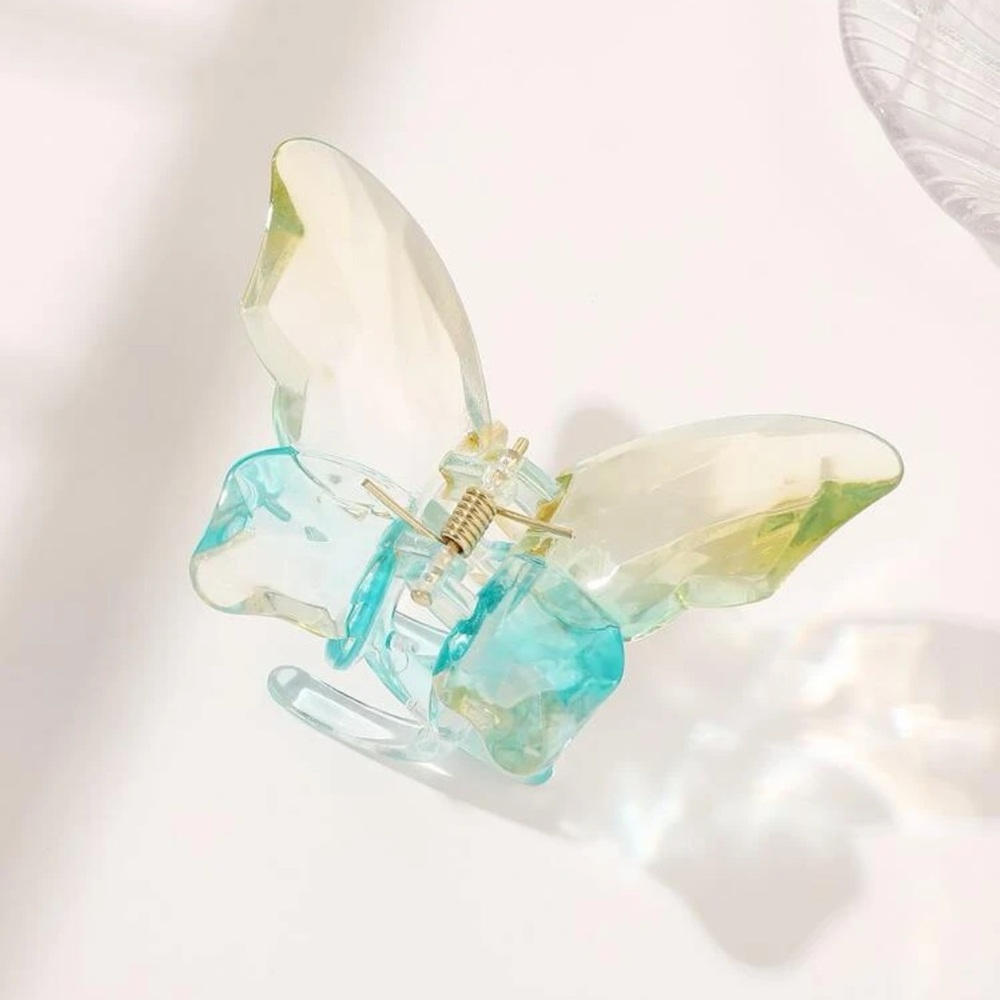 🦋 Awesome Large Clear Gradient Butterfly Hair Clip 🦋